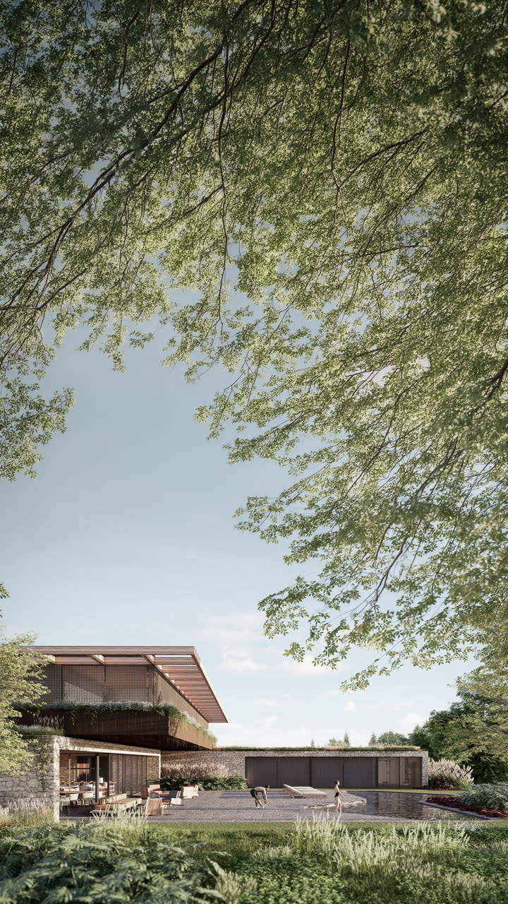 Render da Casa Gaia, do Studio Maio